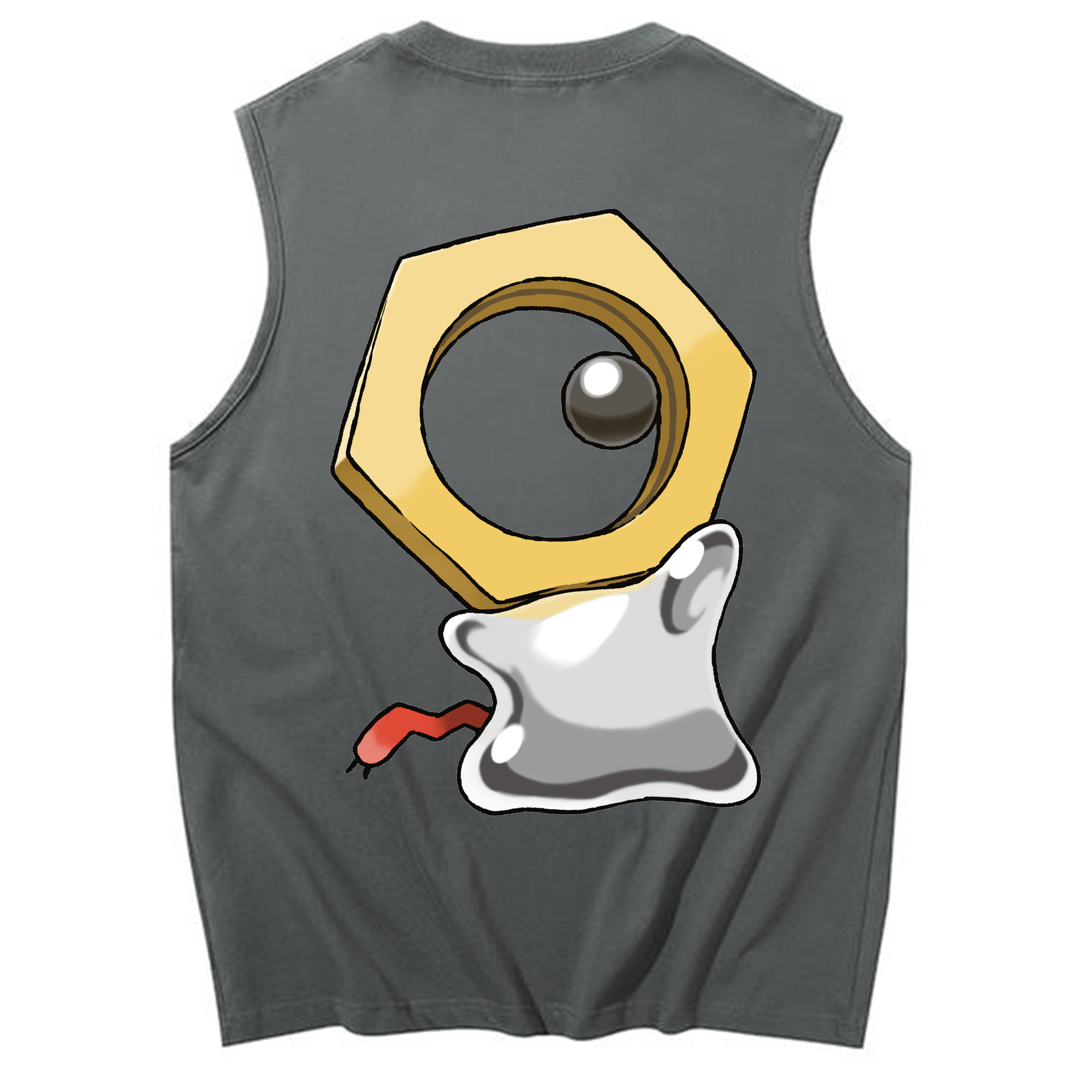 （画像用） ポケットモンスター Pokémon コットン100％タンクトップ（背面プリント）